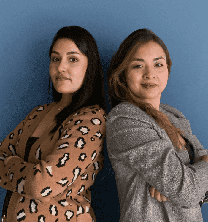 Dos mujeres emprendedoras y CEO's de sincarreta agencia de marketing digital